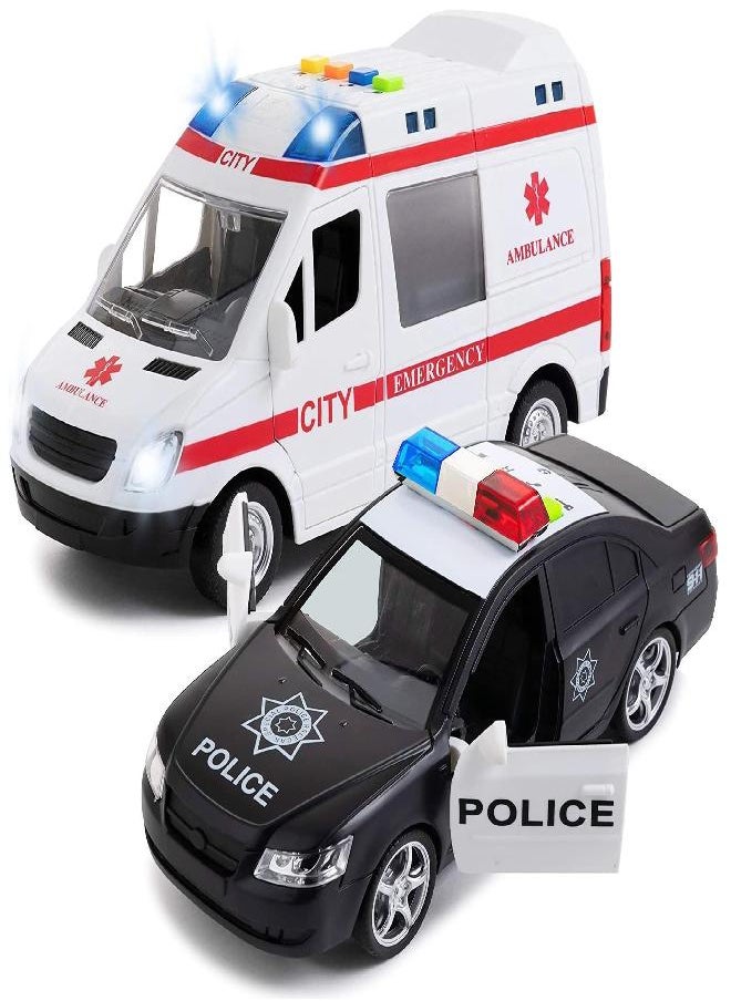 Toy To Enjoy Police & Ambulance Car Set for Boys & Girls Friction Powered, with Lights and Sirens - pzsku/ZB42931AD9374341FE08DZ/45/_/1686134281/d3759be3-6407-444d-9651-33e7fb275351