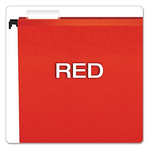 Pendaflex SureHook Reinforced Hanging Folders, Letter Size, Red, 20 per Box (6152 1/5 RED) - Image 5