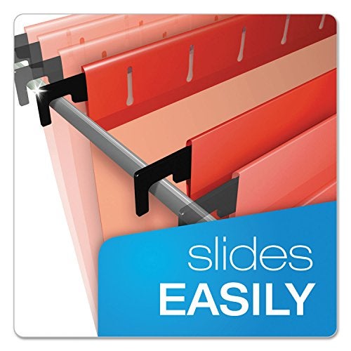 Pendaflex SureHook Reinforced Hanging Folders, Letter Size, Red, 20 per Box (6152 1/5 RED) - Image 3