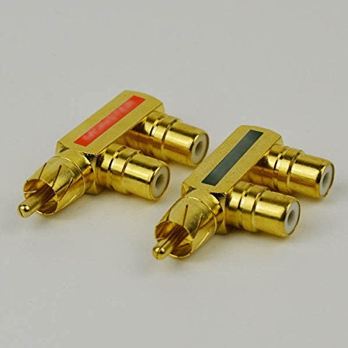 CESS RCA Splitter - 1 Male to 2 Female Adapter (4 Pack) - Image 5