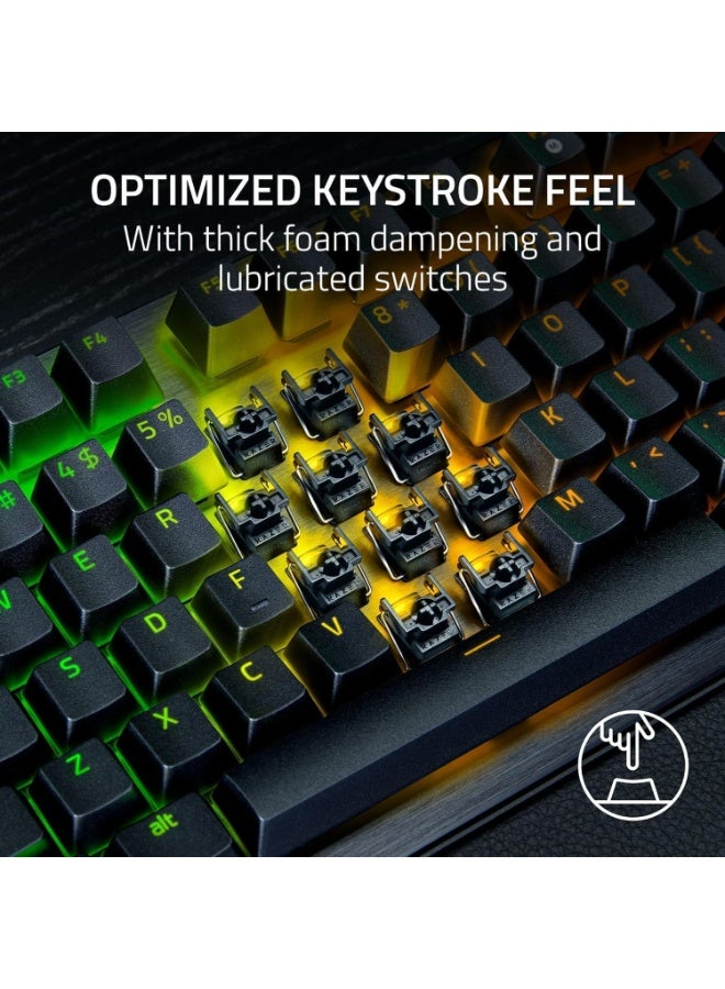 Razer Huntsman V3 Pro 8KHz Analog Optical Esports Keyboard: Analog Optical Switches Gen 2, 8000 Hz Polling, Snap Tap, Rapid Trigger, Adjustable Actuation, Media Controls, PBT Keycaps - Black - Image 5