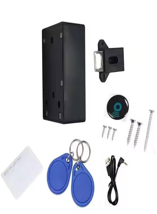 Calpix Intelligent RFID Access System Invisible Sensor Lock | Keyless RFID Card Cabinet Drawer Lock for Home Office Hotel | Smart Security Lock for Cupboard Locker Safe Storage - Image 4