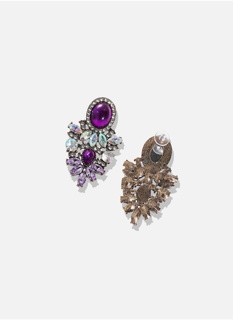 SOHI - Shimmering Rhinestone Statement Dangles - Image 1