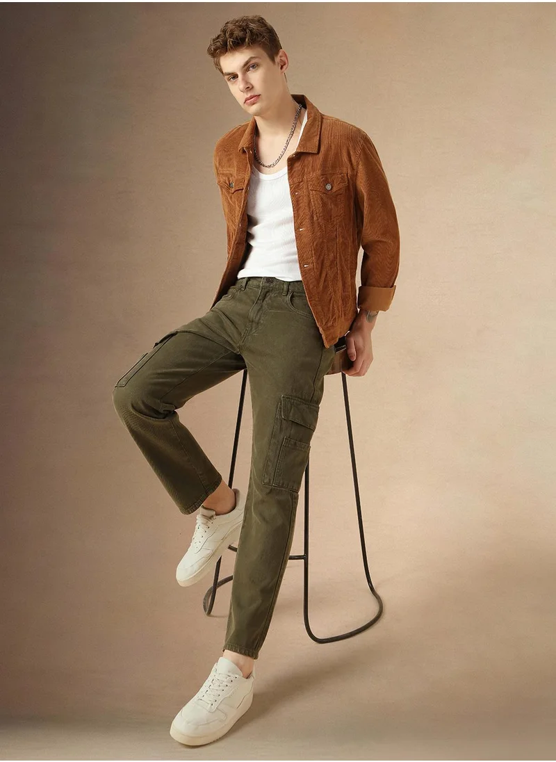 Dennis Lingo Green Jeans For Men