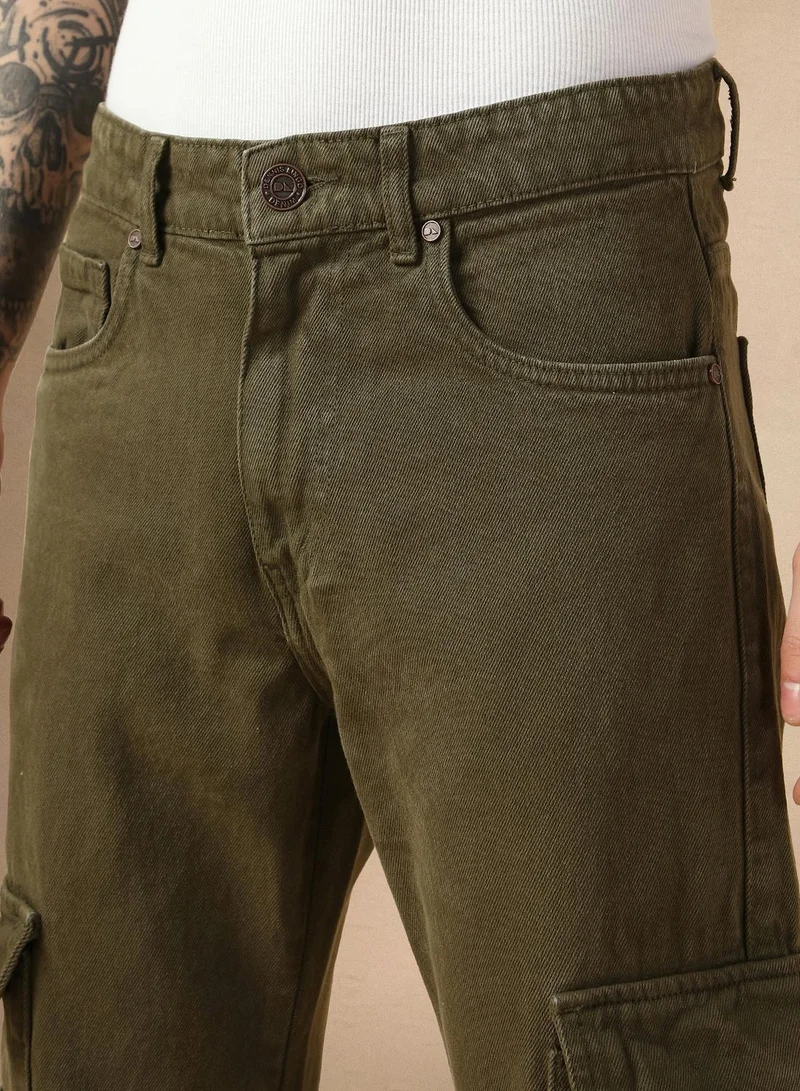 Dennis Lingo Green Jeans For Men