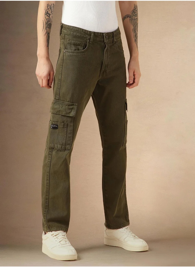 Dennis Lingo Green Jeans For Men