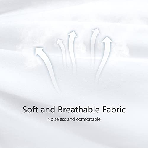 TEXARTIST Premium 2100 Series Full Comforter All Season Breathable White Comforter Soft 4D Spiral Fiber Quilted Down Alternative Duvet with Corner Tabs Luxury Hotel Style (82"x86") - Image 4