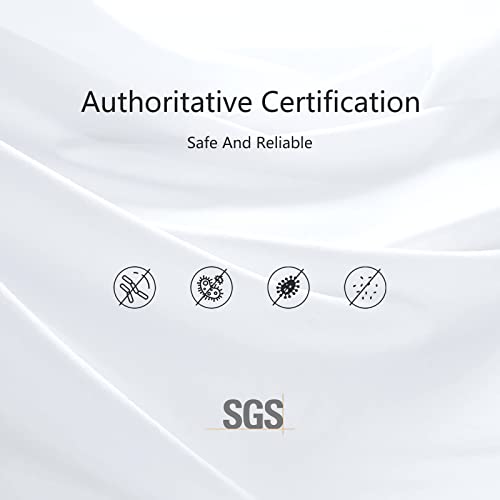 TEXARTIST Premium 2100 Series Full Comforter All Season Breathable White Comforter Soft 4D Spiral Fiber Quilted Down Alternative Duvet with Corner Tabs Luxury Hotel Style (82"x86") - Image 5