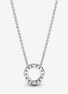 Pandora Violet Pandora Cubic Zirconia Classic Fashion Women's Silver Round Pendant Necklace 397436CZ-45  - Image 2