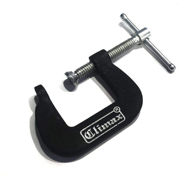 Climax G Clamp 1" inch - Set of 3 [Professional Woodworking C Clamp grip] - Image 3