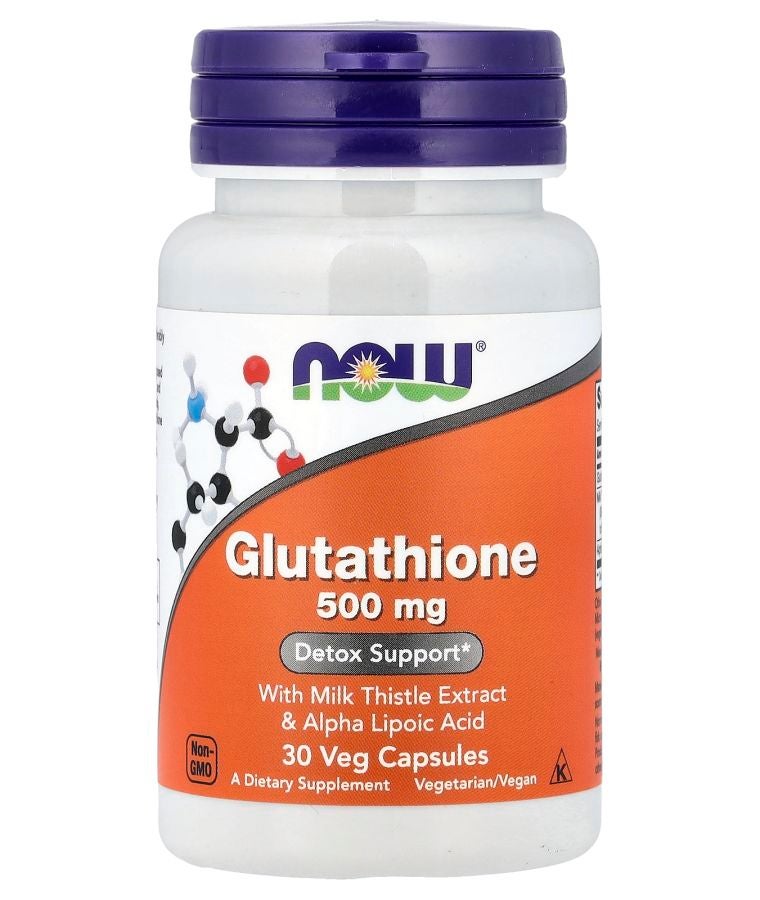 now جلوتاثيون مع مستخلص حليب الشوك وحمض ألفا ليبويك 30 كبسولة نباتية