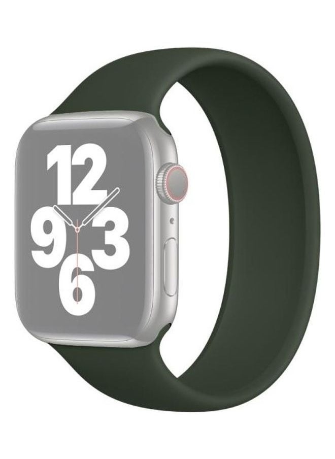 NIBEMINENT - Replacement Strap For Apple Watch Series Dark Green - Image 1