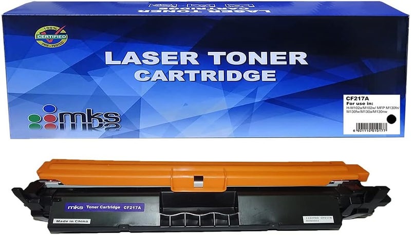 MKS - Laser Toner Cartridge 17A CF217A Compatible with HP Laserjet M102/M130 - Image 1