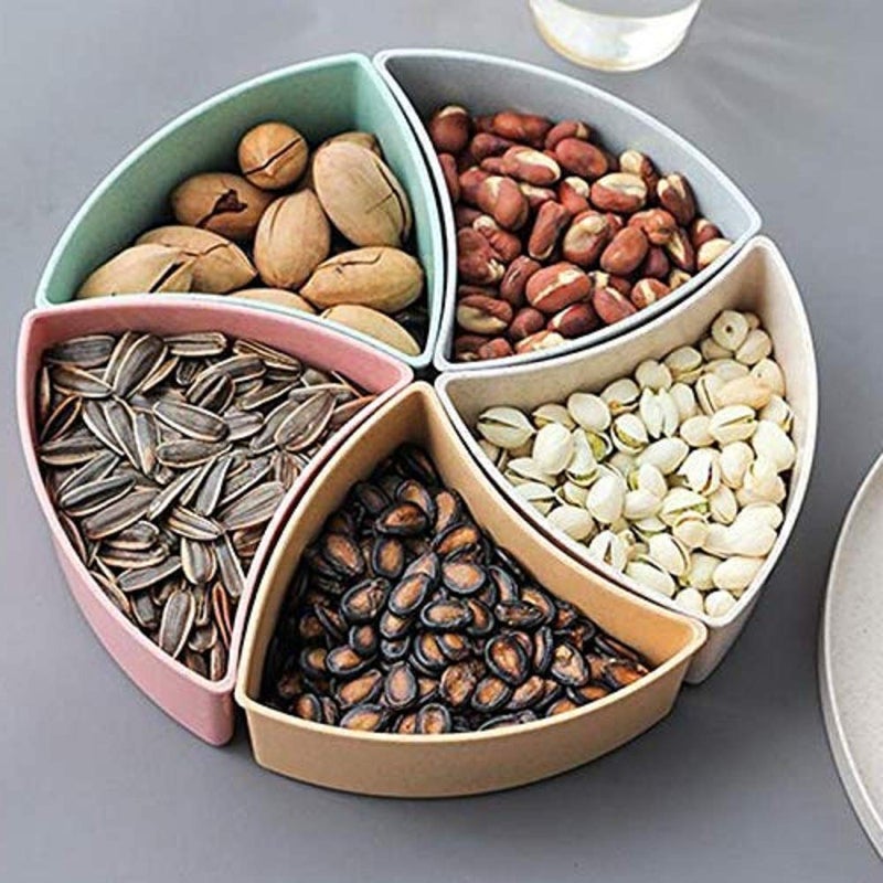 kytaste Five Divided Storage Container for Dried Fruit Candy Box - Image 4