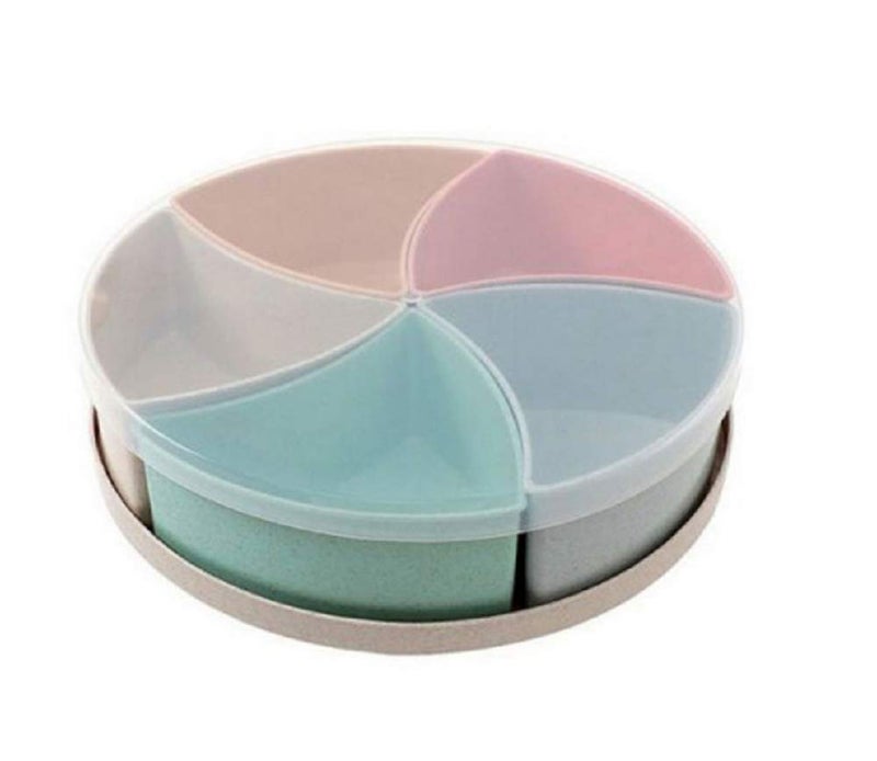 kytaste Five Divided Storage Container for Dried Fruit Candy Box - Image 1