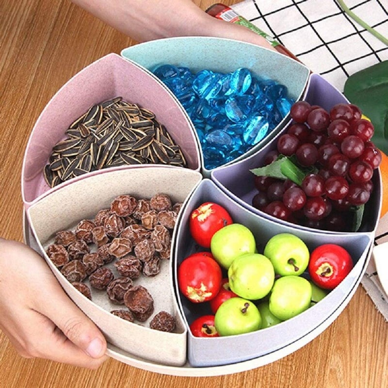 kytaste Five Divided Storage Container for Dried Fruit Candy Box - Image 2