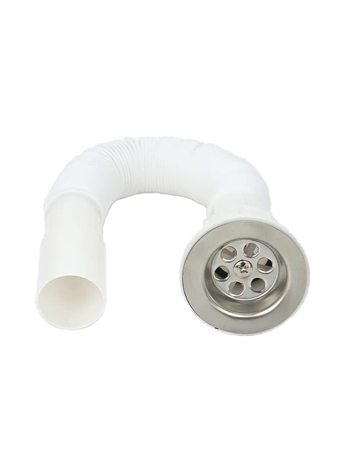 Turkish siphon drain for the kitchen sink, 3-inch stainless steel
