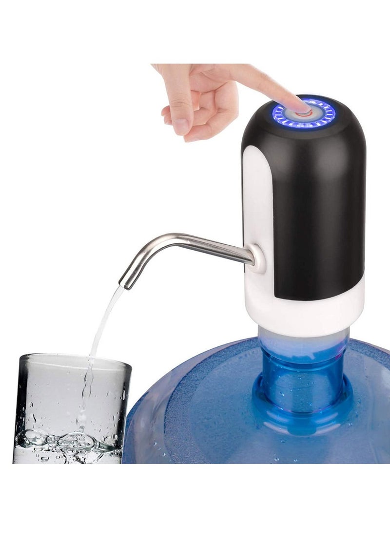 USB Charging Water Bottle Pump Electric Automatic Water Bottle Dispenser Pump (Black)  - Image 3