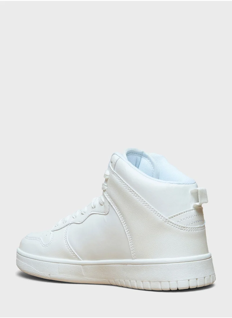 Oaklan by Shoexpress Lace Up High Top Sneakers