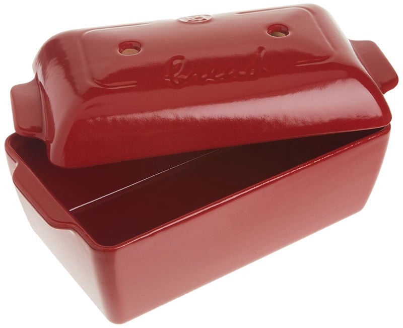 Emile Henry Made In France Bread Loaf Baker 94 x 5 Burgundy