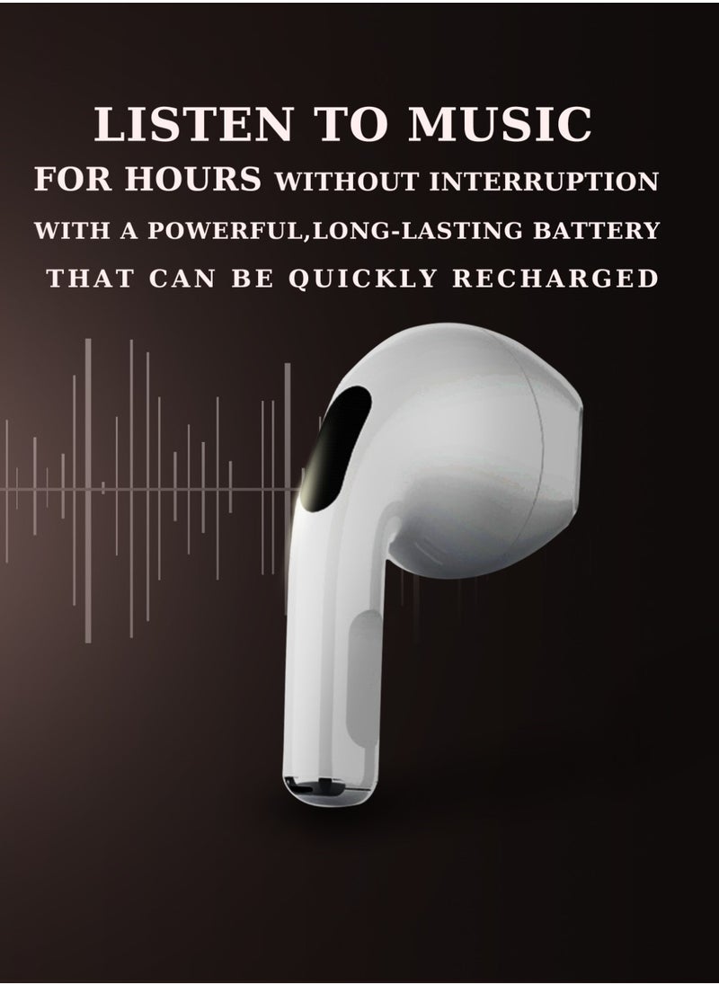 MOOGMAX - Moogmax MX-EP52 TWS wireless Earbuds with super small tine size, powerful sound, clear microphone HD voice, and powerful battery. - Image 1