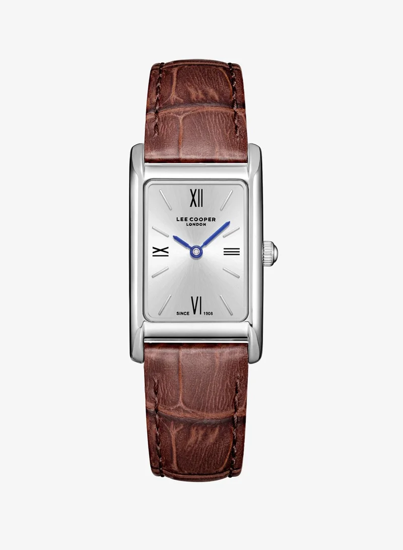 لي كوبر Women's Leather Analog Watch LC08301.332 - 39X51 mm