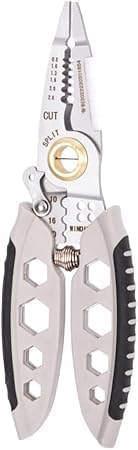 kesigPortable MultiPurpose Wire Stripper Automatic Crimping Tool Wire Stripping Tool with High Precision Cable Dimension Adjustment for Electricians for Stripping Cutting and Crimping - Image 1