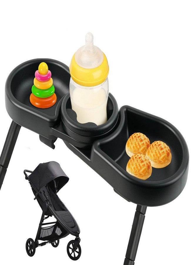 OGNWFUNK Snack Tray Compatible with Baby Jogger City Mini GT2 - BPA-Free 3-in-1 Stroller Snack Tray Attachment with Deep Cup Holders, Easy Installation, Fits Inward-Curved Handlebars - Image 1