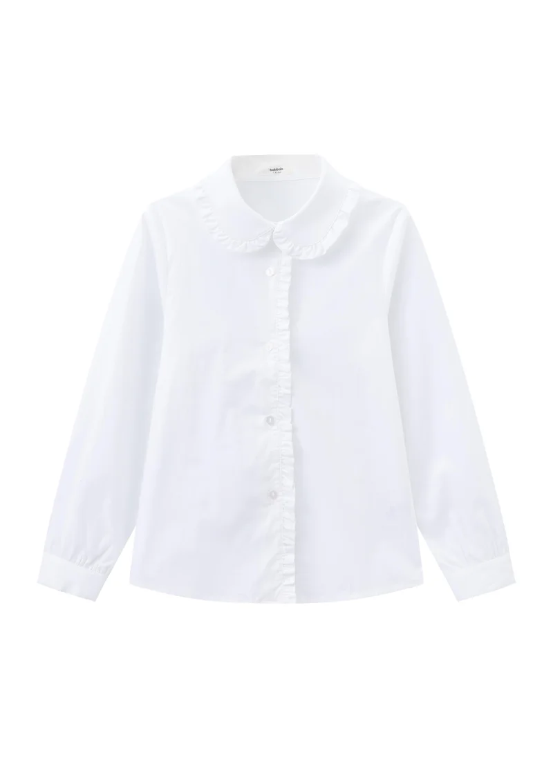 Balabala Kids Girls Woven long sleeve shirt