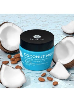 L LUSETA Luseta Coconut Milk Hair Mask 16.9 oz Hydrating Hair Treatment Repair & Restore Damaged Hair, Sulfate Free  - Image 2