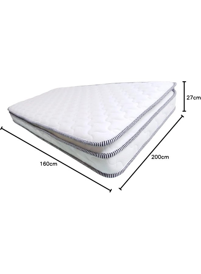 Generic Home Genie Mattresses - Soft Pillow Top Spring Mattress Queen Size (160Cm X 200Cm)  - Image 3