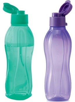 Tupperware زجاجة شرب صديقة للبيئة 750 مل مجموعة من 2  - Image 1
