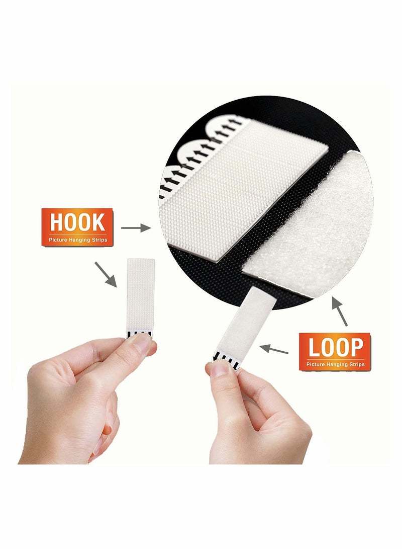 SYOSI 28 زوجًا من شرائط تعليق الصور الكبيرة دواليب قوية خالية من الضرر شريط لاصق قابل للإزالة، لاصق لتعليق الإطارات، زخرفة السيارات الجدارية - Image 2