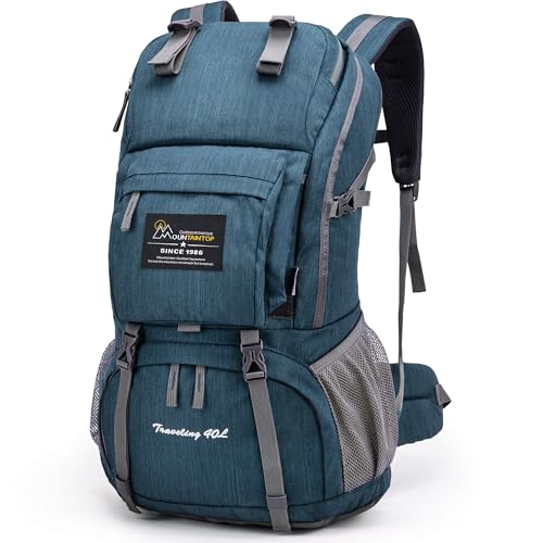 MOUNTAINTOP 40L Hiking Backpack Lightweight Travel Backpack for Men&Women Outdoor Camping Backpacking - Image 1