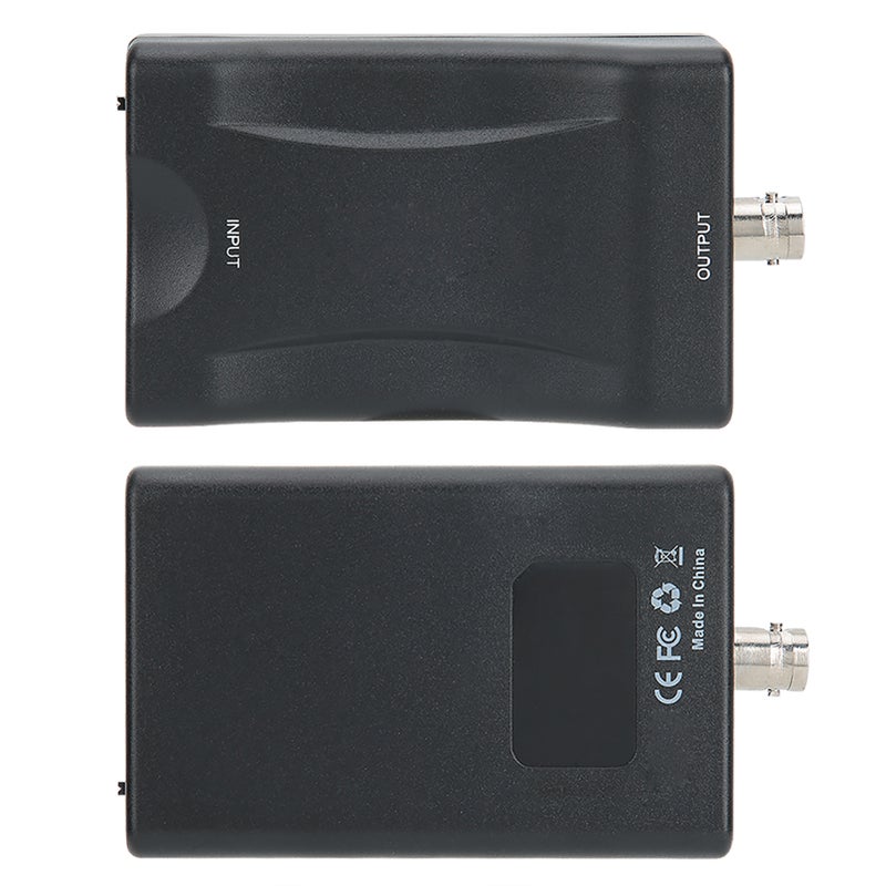 محول فيديو HDMI الأسود إلى BNC متوافق بنظم PAL/NTSC لمسجل DVD - Image 2