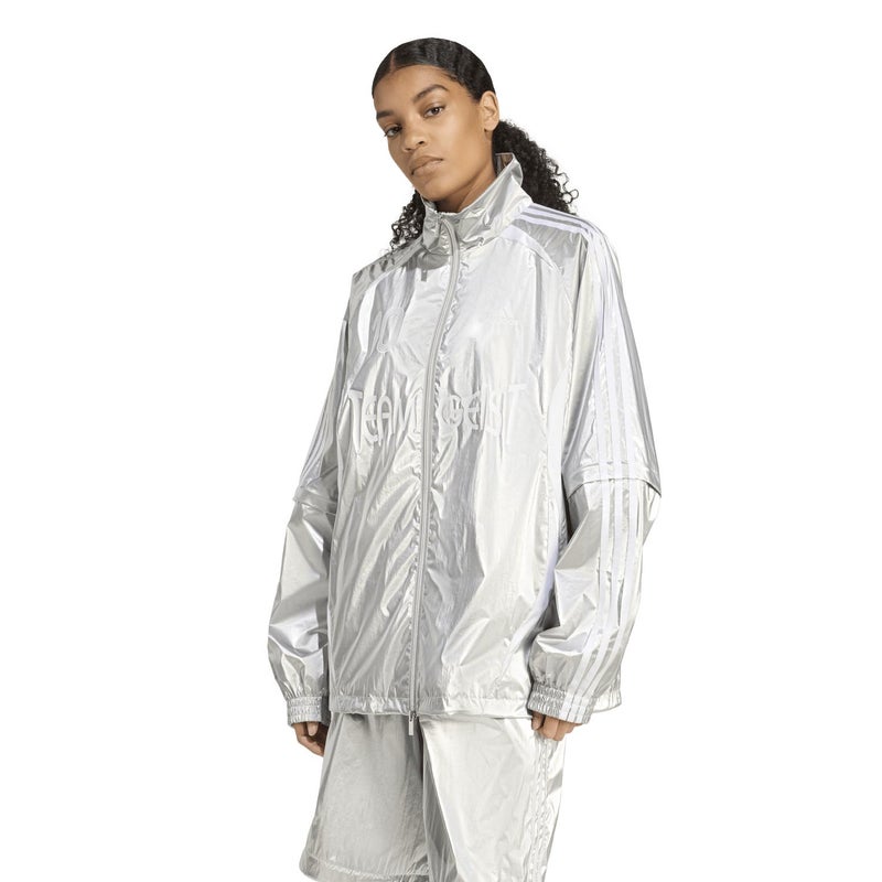 adidas Originals Adilenium Season 4 Teamgeist Oversized Silver Track Top - Image 1