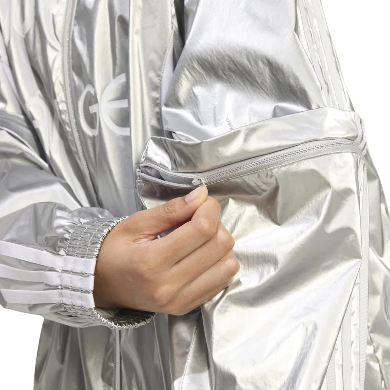 Adidas Originals SILVMT Adilenium Season 4 Teamgeist Oversized Silver Track Top for Women | Best Price UAE