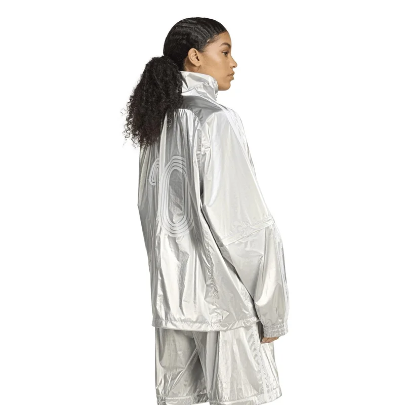 Adidas Originals SILVMT Adilenium Season 4 Teamgeist Oversized Silver Track Top for Women | Best Price UAE