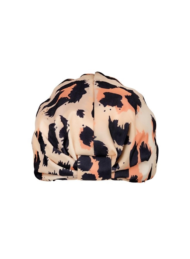 invisibobble - SET Showerwrap Leo - Waterproof Shower Cap - Protects Hair from Moisture & Frizz - Stylish Leopard Print - Reusable & Fashionable - Image 3