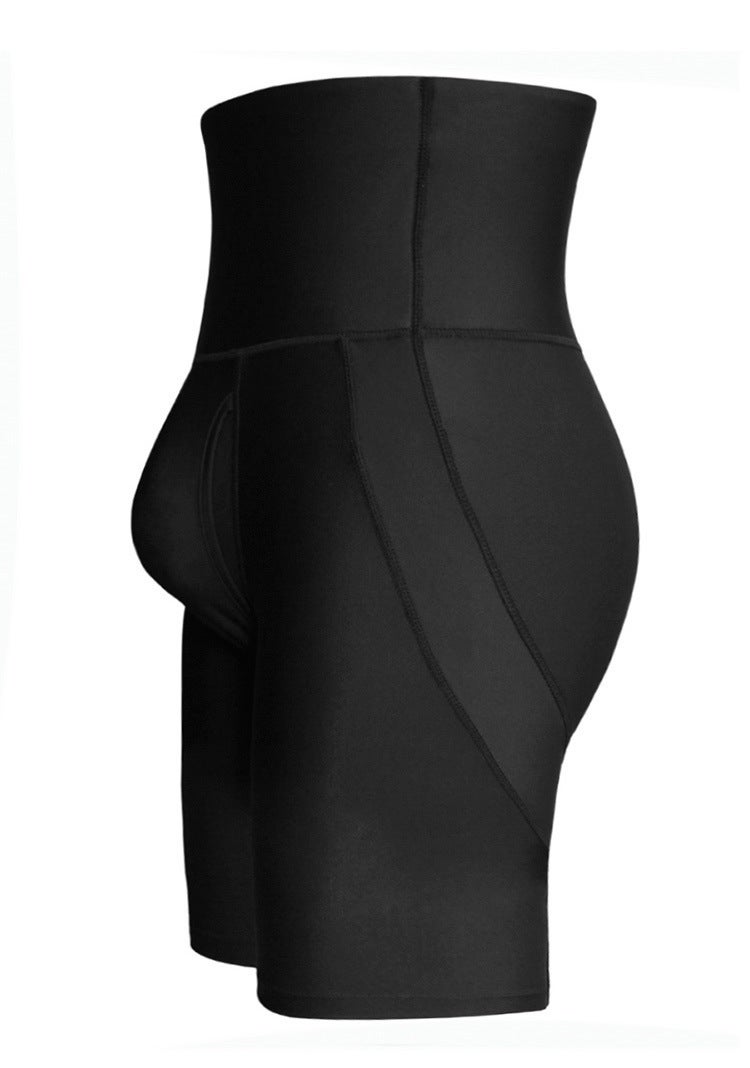 Jolly Chic Men Plain Body Shaper Bottoms Black - Image 3