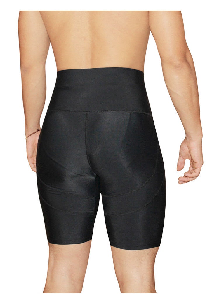 Jolly Chic Men Plain Body Shaper Bottoms Black - Image 2