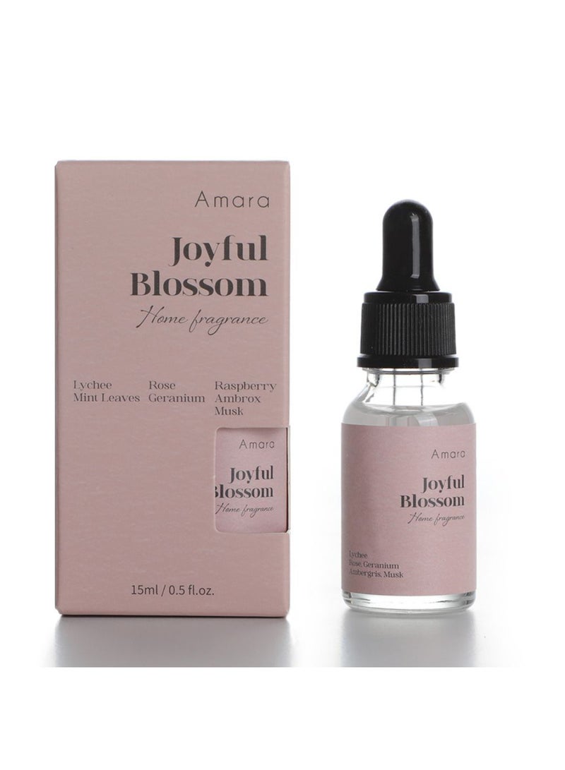 DANUBE HOME زيت عطر أمارا هومبل جويفل بلوسوم - زيت أروماثيرابي فاخر للناشرات، المنزل والمكتب، رائحة زهرية مبهجة لتعزيز المزاج، الاسترخاء وتجديد الهواء الفاخر 15 مل D29XH65Mm - Image 1