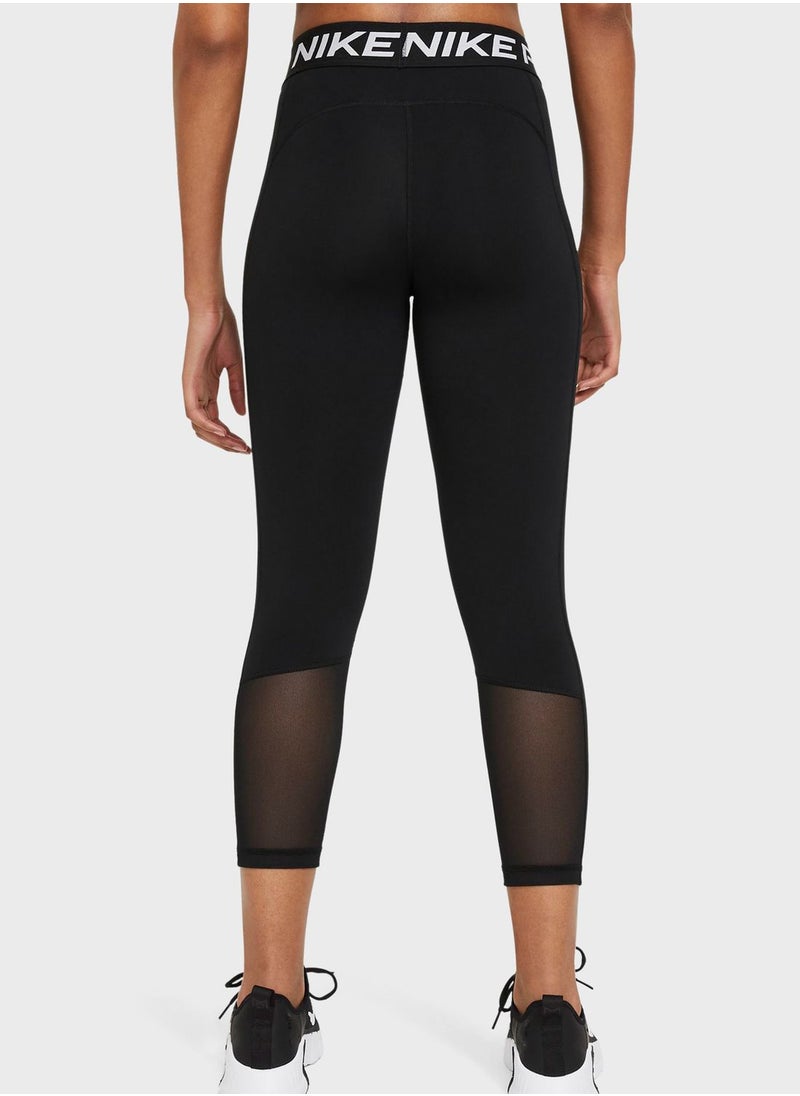 Nike Pro 365 Cropped Tights  - Image 2