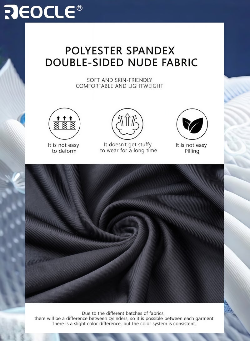 REOCLE Women's Bootcut Yoga Pants Tummy Control Long Leggings High Waisted Design Medium Stretch Fabric for Gym Workouts and Casual Activewear - Image 5