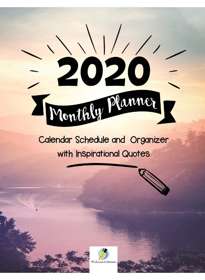 2020 Monthly Planner: Calendar Schedule and Organizer with Inspirational Quotes  - Image 1
