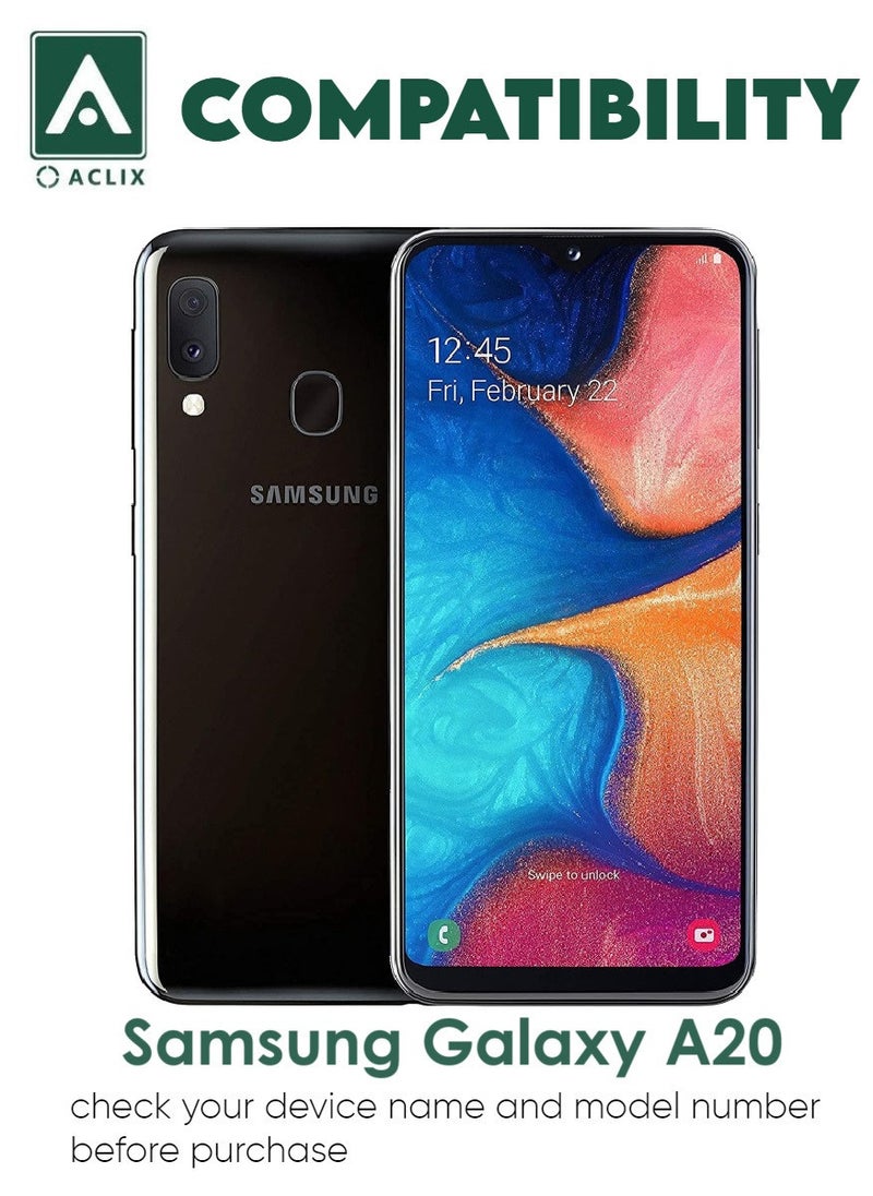 ACLIX Antistatic ESD Dustproof Premium Quality High Definition Tempered Glass Screen Protector Designed For Samsung Galaxy A20 - Image 3