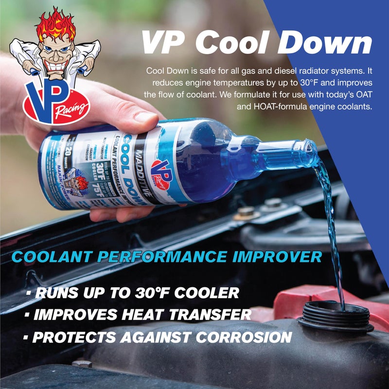 VP Racing Fuels Madditive Cool Down - Radiator Systems Temperature Decrease 16 Ounces for All Radiators. Decreases Engine Temps up to 30 Degrees - Image 2