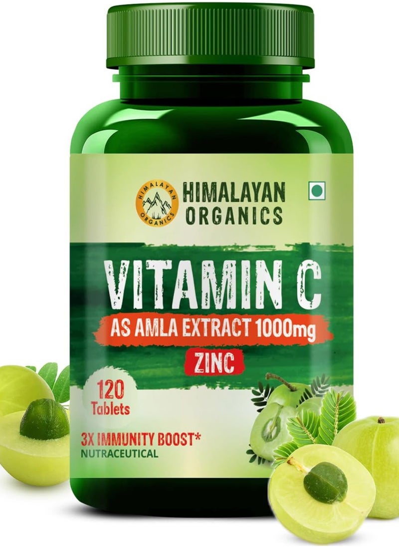 Himalayan organics - Himalayan Organics Vitamin C 120 Tablets - Image 1