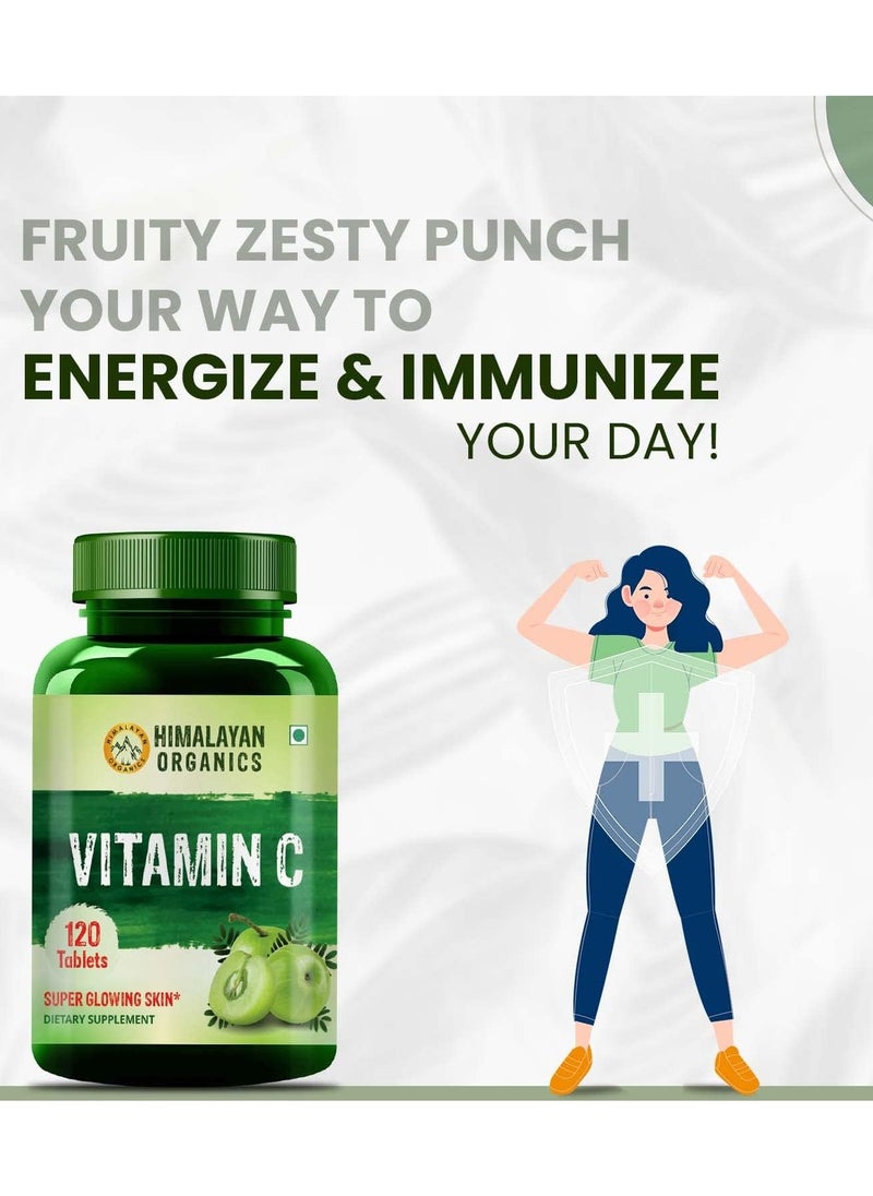 Himalayan organics - Himalayan Organics Vitamin C 120 Tablets - Image 1
