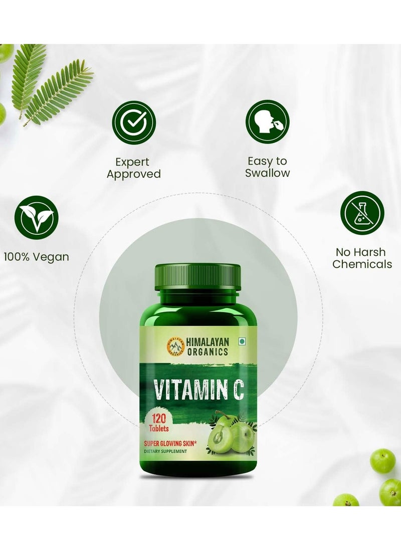Himalayan organics - Himalayan Organics Vitamin C 120 Tablets - Image 1